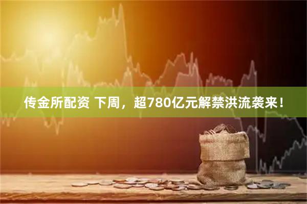 传金所配资 下周，超780亿元解禁洪流袭来！